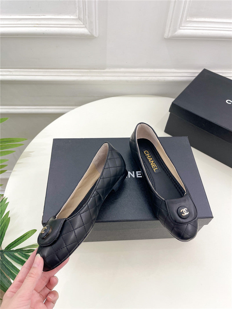 High Quality Luxury Chanel Counter Catwalk Style Ribbed Flat Shoes product detail