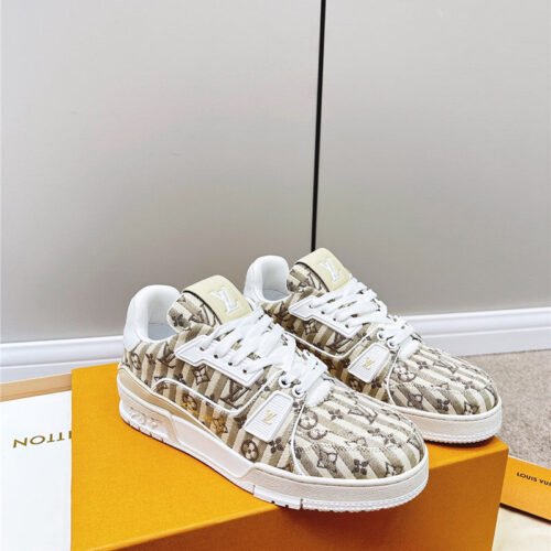 High Quality Luxury Louis Vuitton Retro Basketball Sneakers – Style 73219