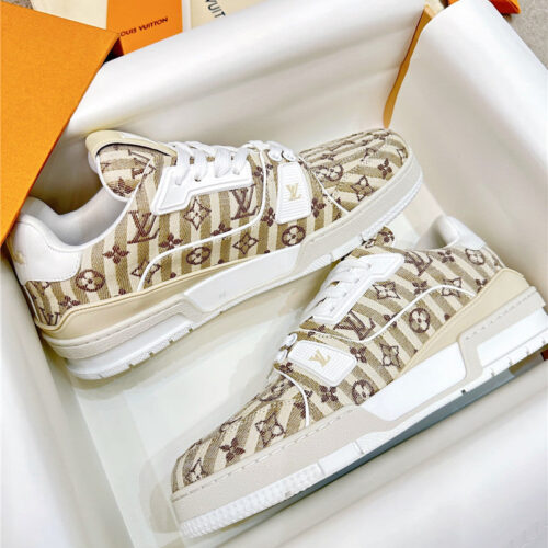 High Quality Luxury Louis Vuitton Retro Basketball Sneakers – Style 73219 product detail