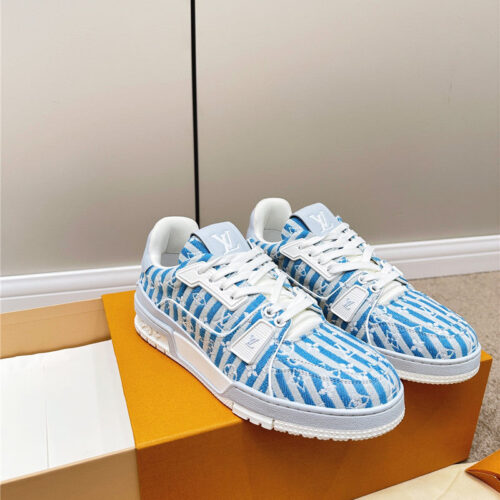 High Quality Luxury Louis Vuitton Retro Basketball Sneakers