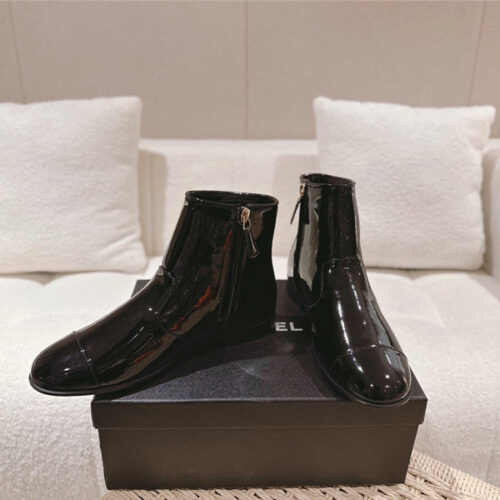 High Quality Luxury Chanel New Chelsea Ankle Boots – Style 38246 alternate view