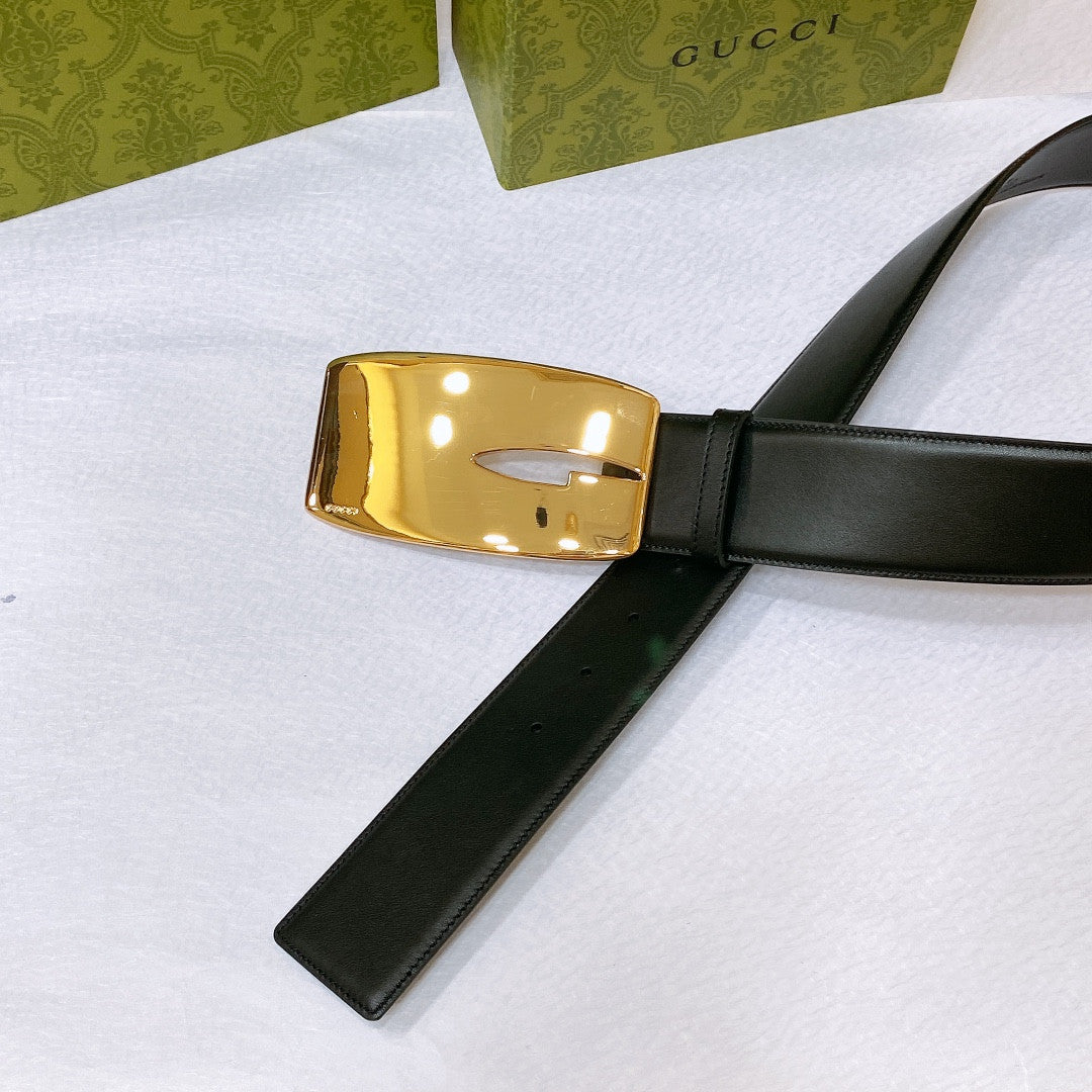 High Quality Luxury Gucci Vintage Letter G Buckle Wide Belt – Style 21670 product detail