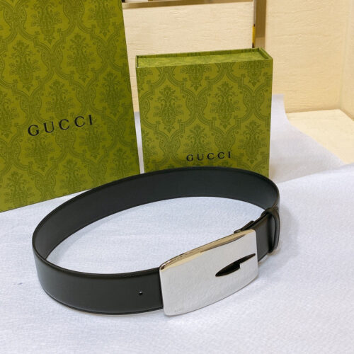 High Quality Luxury Gucci Vintage Letter G Buckle Wide Belt – Style 87206