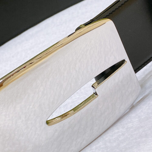High Quality Luxury Gucci Vintage Letter G Buckle Wide Belt – Style 87206 product detail