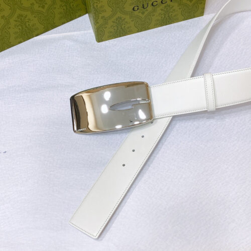 High Quality Luxury Gucci Vintage Letter G Buckle Wide Belt – Style 18278 alternate view