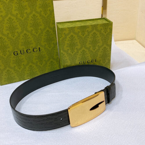 High Quality Luxury Gucci Vintage Letter G Buckle Wide Belt – Style 51046