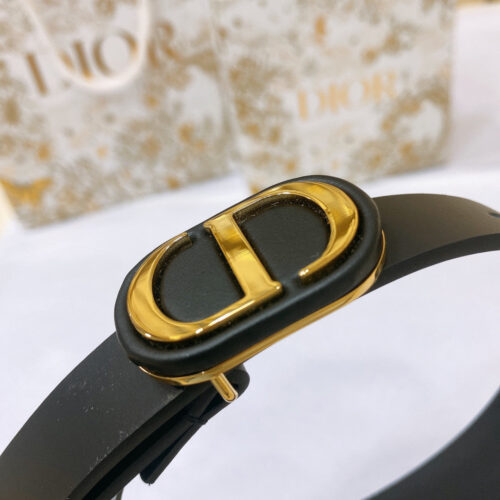 High Quality Luxury Dior New C D Buckle Brass Calfskin Belt product detail