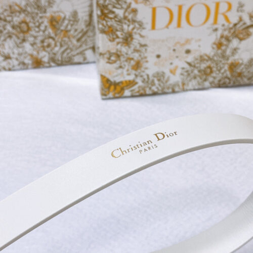 High Quality Luxury Dior New C D Buckle Brass Calfskin Belt – Style 35974 product detail