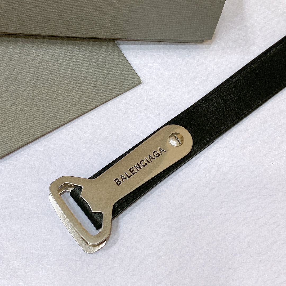 High Quality Luxury Balenciaga Designer Plain Belt product detail
