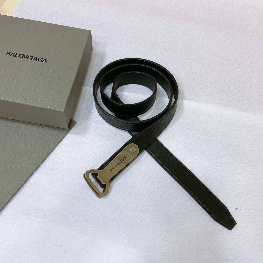 High Quality Luxury Balenciaga Designer Plain Belt product detail