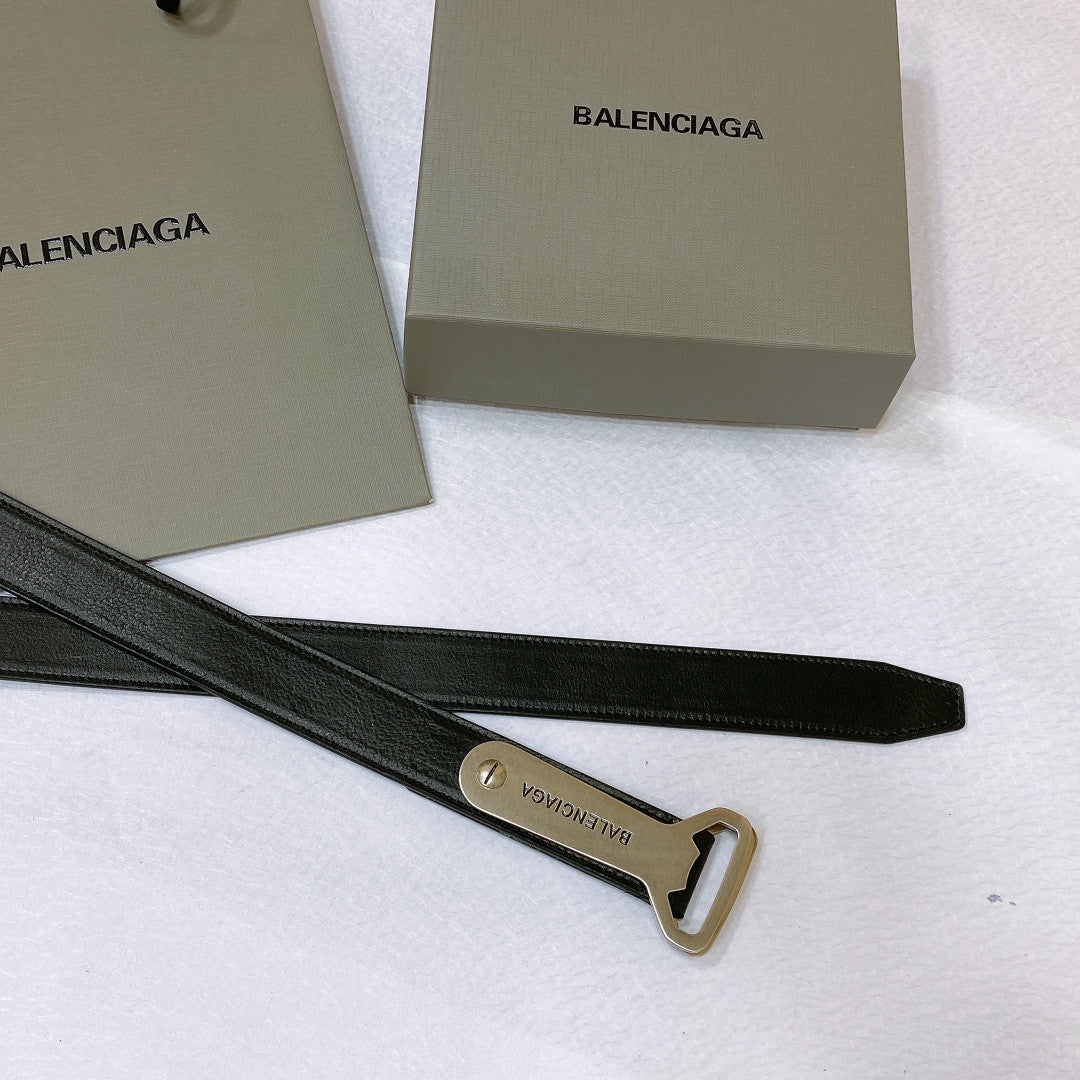 High Quality Luxury Balenciaga Designer Plain Belt product detail
