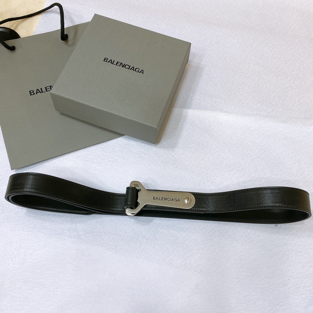 High Quality Luxury Balenciaga Designer Plain Belt product detail