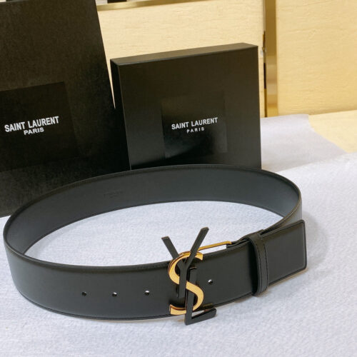 High Quality Luxury YSL Buckle Belt – Style 36134