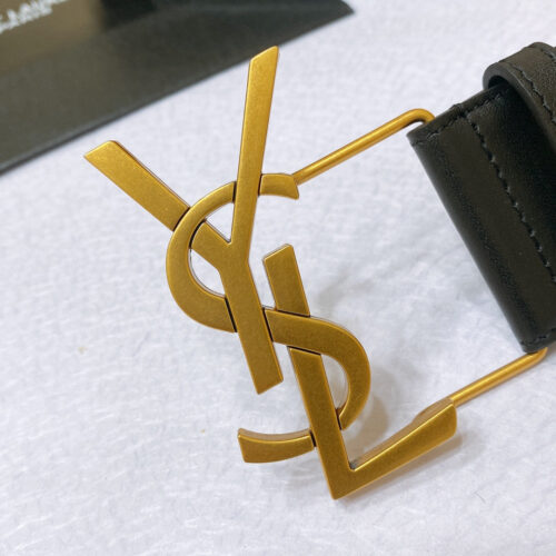 High Quality Luxury YSL Buckle Belt – Style 01670 alternate view