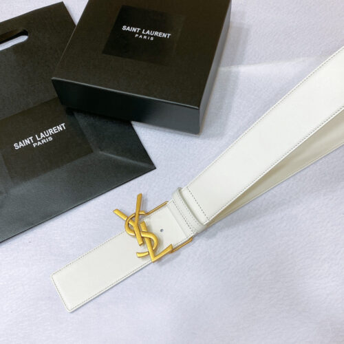 High Quality Luxury YSL Buckle Belt – Style 31046 alternate view