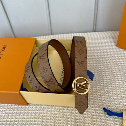 High Quality Luxury Louis Vuitton Reversible Womens Original Single Belt alternate view