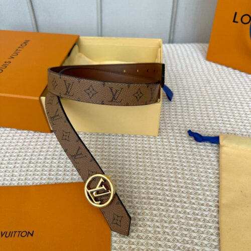 High Quality Luxury Louis Vuitton Reversible Womens Original Single Belt product detail