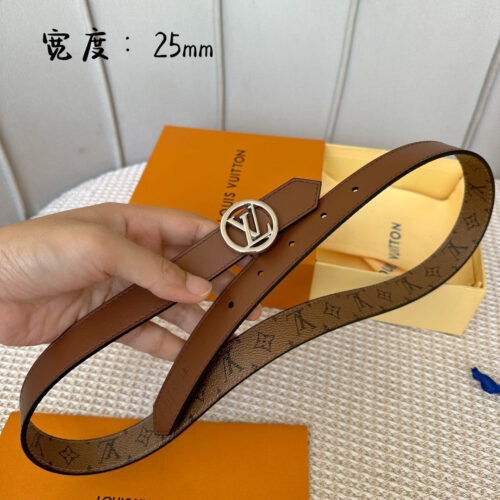 High Quality Luxury Louis Vuitton Reversible Womens Original Single Belt – Style 52614 product detail