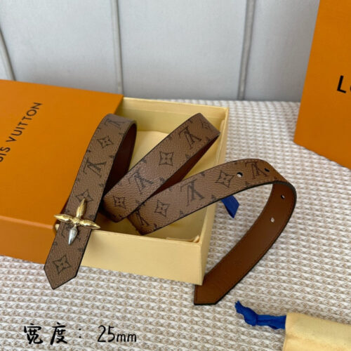 High Quality Luxury Louis Vuitton Reversible Womens Original Single Belt – Style 45830 alternate view