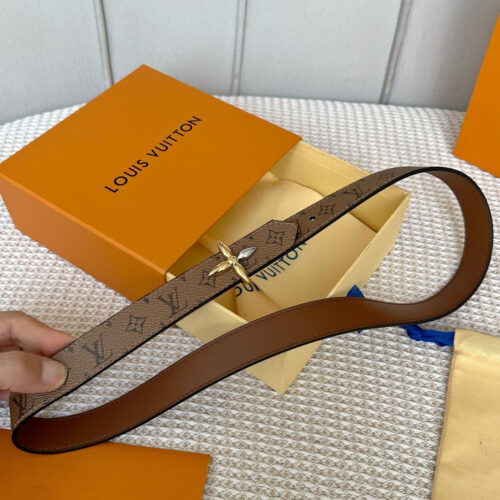 High Quality Luxury Louis Vuitton Reversible Womens Original Single Belt – Style 45830 product detail