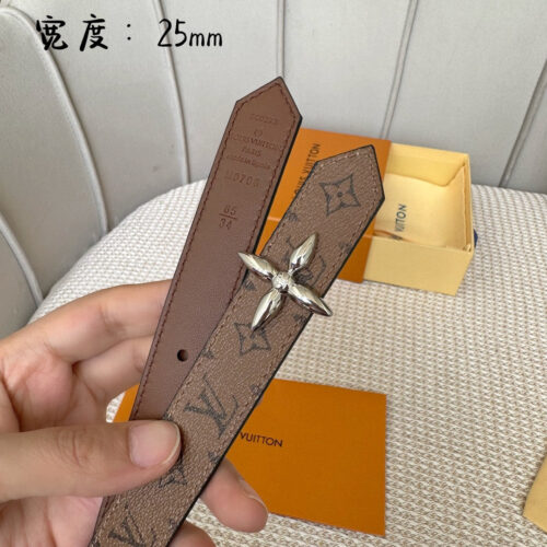 High Quality Luxury Louis Vuitton Reversible Womens Original Single Belt – Style 11366 product detail
