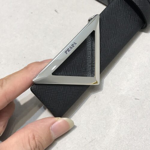 High Quality Luxury Prada Saffiano Leather Belt – Style 22630 product detail