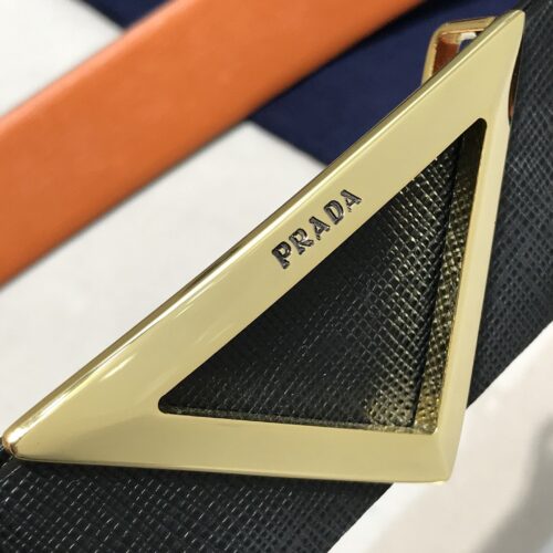 High Quality Luxury Prada Saffiano Leather Belt – Style 55398 product detail