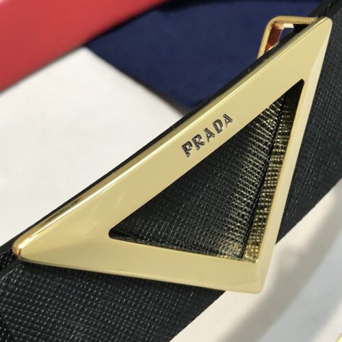 High Quality Luxury Prada Saffiano Leather Belt – Style 20934 product detail