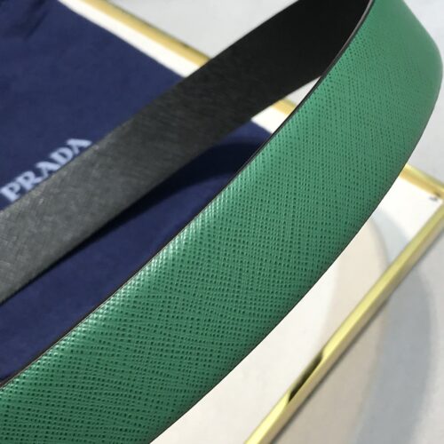 High Quality Luxury Prada Saffiano Leather Belt – Style 86470 product detail