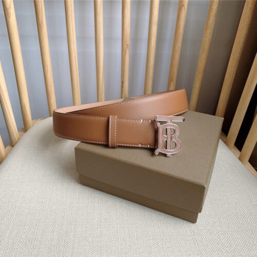 High Quality Luxury Burberry New Leather Belt – Style 30534 alternate view