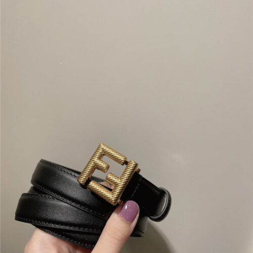 High Quality Luxury Fendi New Calfskin Belt – Style 92966 product detail