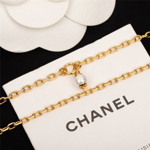 High Quality Luxury Chanel Flower Double C Single Layer Necklace product detail