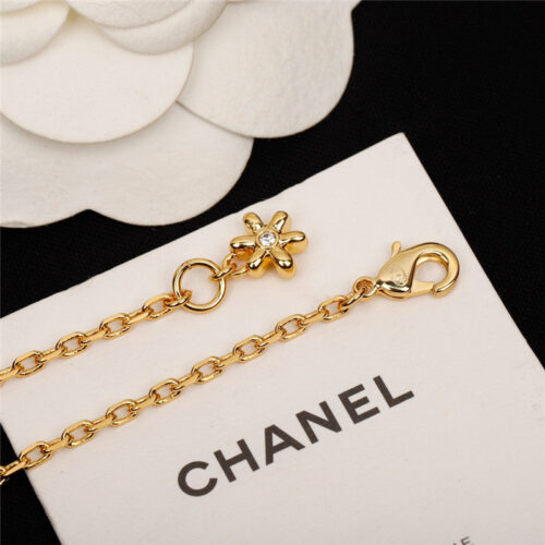 High Quality Luxury Chanel Flower Double C Single Layer Necklace product detail