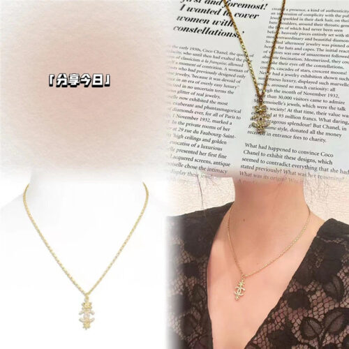 High Quality Luxury Chanel Flower Double C Single Layer Necklace product detail
