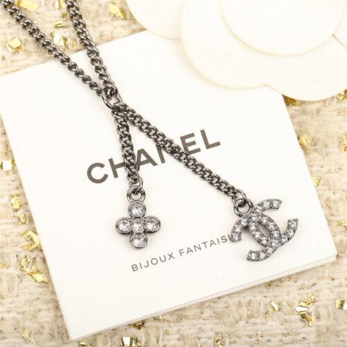 High Quality Luxury Chanel Handmade Four-Leaf Clover Necklace – Style 50064 product detail