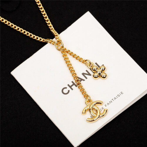 High Quality Luxury Chanel Handmade Four-Leaf Clover Necklace – Style 50066 product detail
