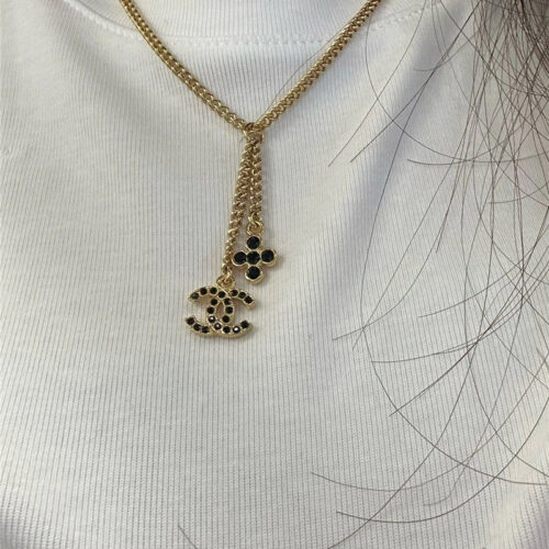 High Quality Luxury Chanel Handmade Four-Leaf Clover Necklace – Style 50066 product detail
