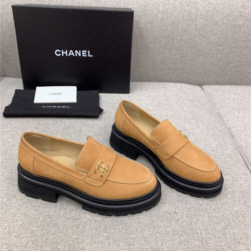 High Quality Luxury Chanel New Thick Sole Loafers