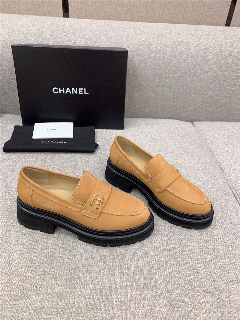 High Quality Luxury Chanel New Thick Sole Loafers