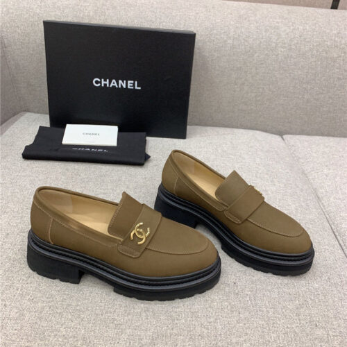 High Quality Luxury Chanel New Thick Sole Loafers – Style 38566