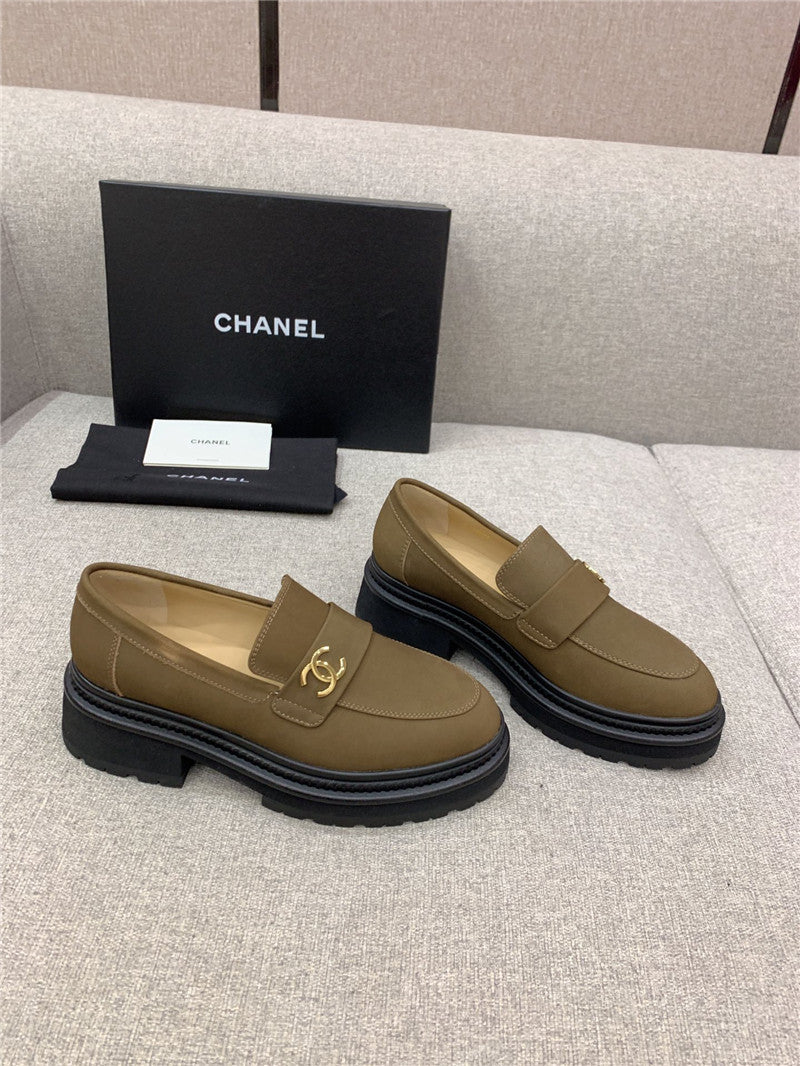 High Quality Luxury Chanel New Thick Sole Loafers – Style 38566