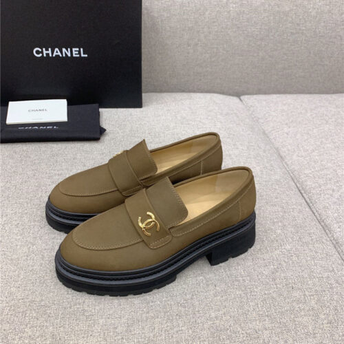 High Quality Luxury Chanel New Thick Sole Loafers – Style 38566 alternate view