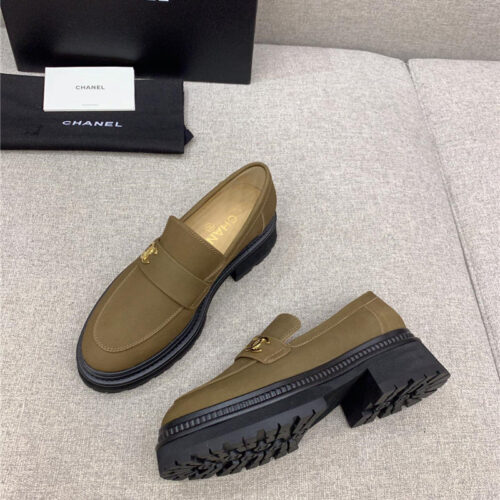 High Quality Luxury Chanel New Thick Sole Loafers – Style 38566 product detail