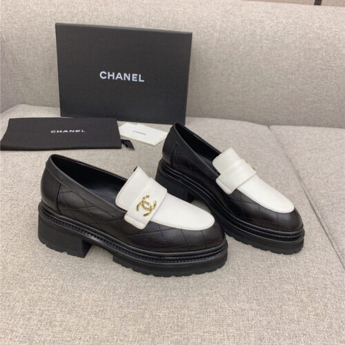 High Quality Luxury Chanel New Thick Sole Loafers – Style 69638