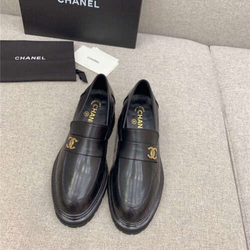 High Quality Luxury Chanel New Thick Sole Loafers – Style 00710 product detail