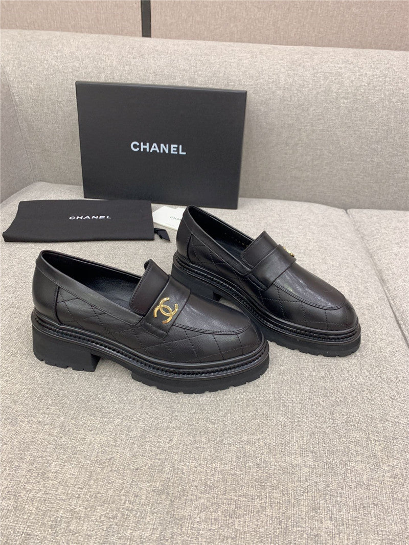 High Quality Luxury Chanel New Thick Sole Loafers – Style 00710