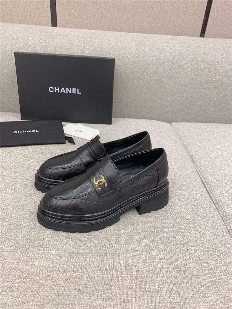 High Quality Luxury Chanel New Thick Sole Loafers – Style 00710 product detail