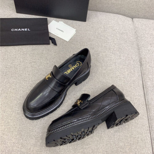 High Quality Luxury Chanel New Thick Sole Loafers – Style 00710 product detail