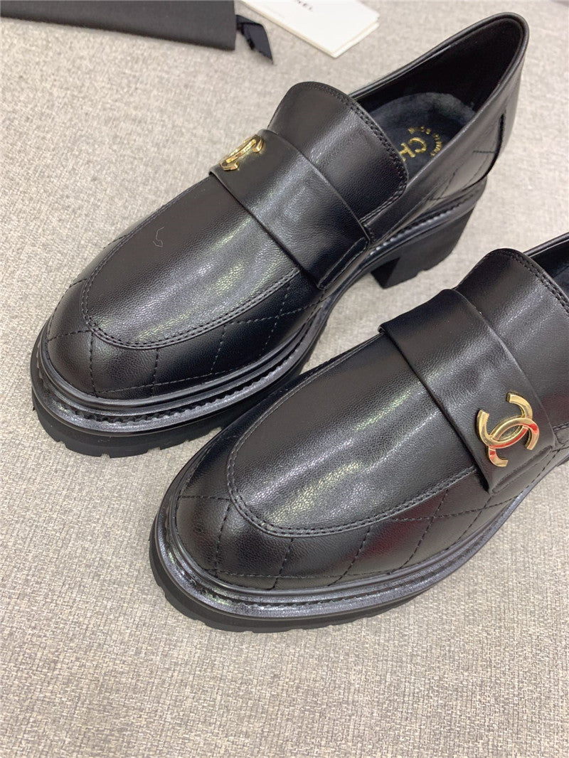 High Quality Luxury Chanel New Thick Sole Loafers – Style 00710 product detail