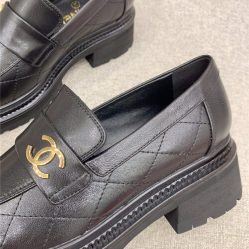 High Quality Luxury Chanel New Thick Sole Loafers – Style 00710 product detail